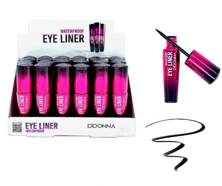 Eyeliner waterproof 24/u 11408 DD para maquillaje