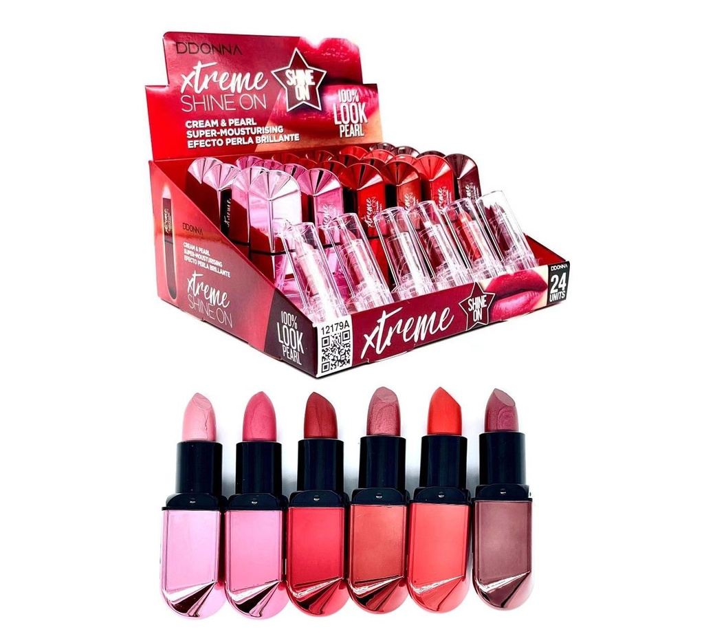 Barra de labios Xtreme Shine 24/u 12179A DD para maquillaje