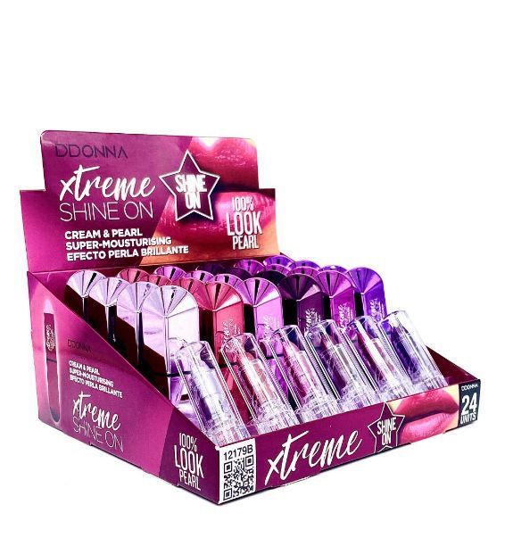 Labial Xtreme Shine 24/u DDona para maquillaje