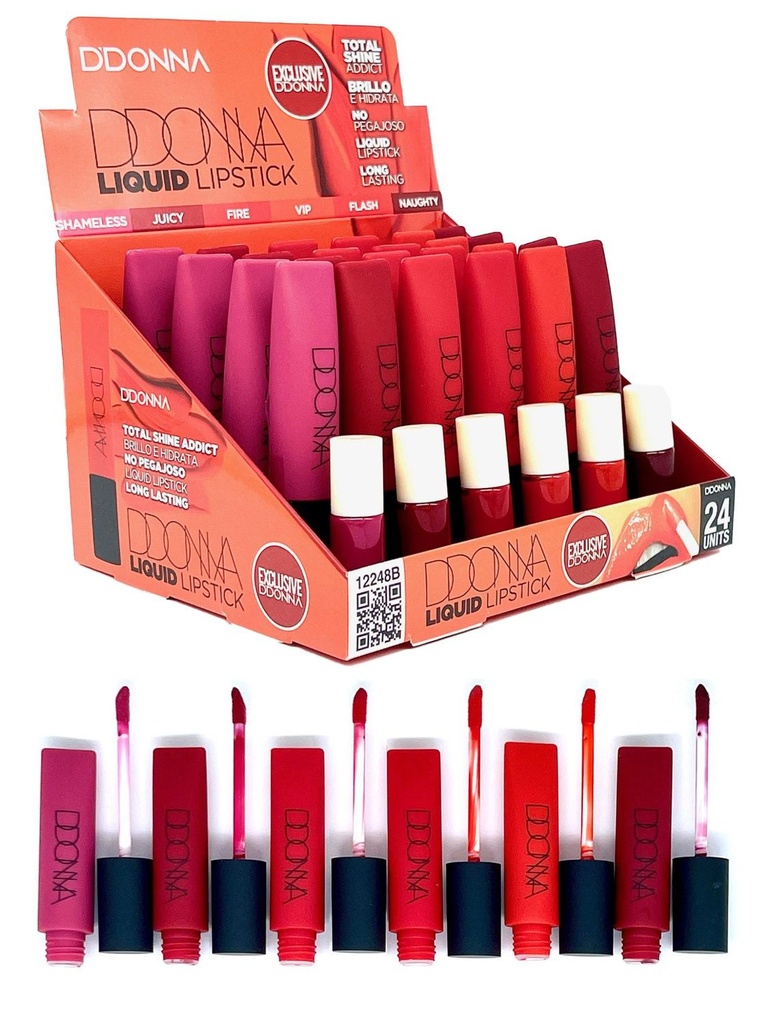 Lápiz labial líquido - 24 unidades (12248B DN)