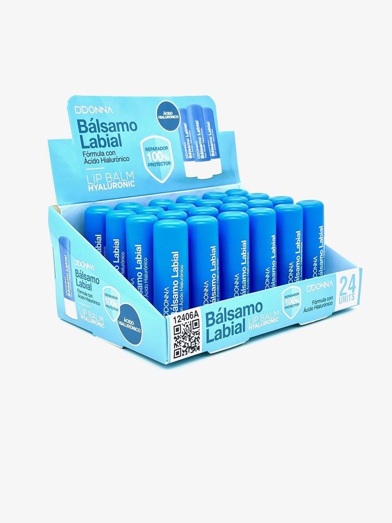 Protector labial con ácido hialurónico 24/u DDona para hidratación