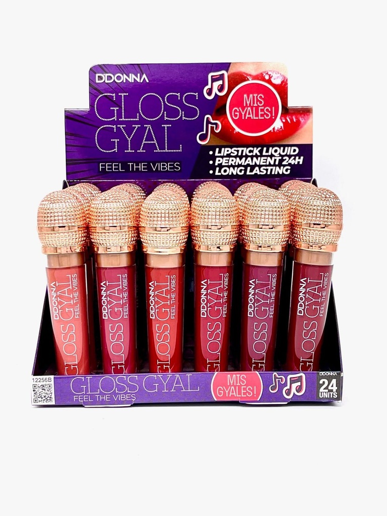 Brillo labial mate Gyal 24/u 12256B DD para maquillaje