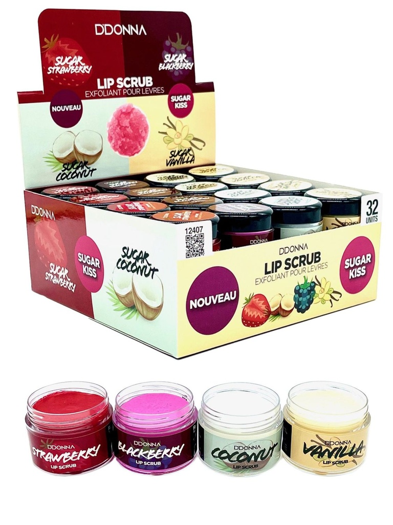 Exfoliante labial Lip Scrub 32/u para cuidado de labios