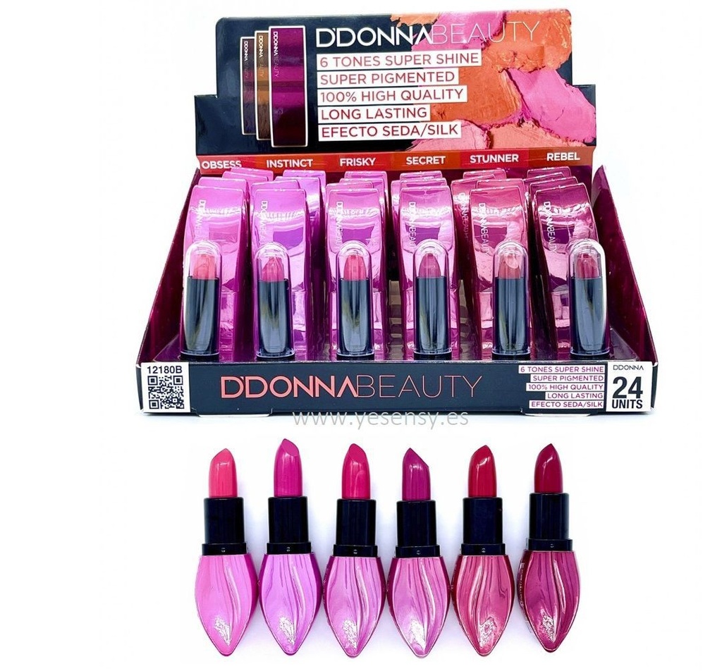 Barras de labios DD Beauty Shine 24/U 12180B - Cosméticos y maquillaje
