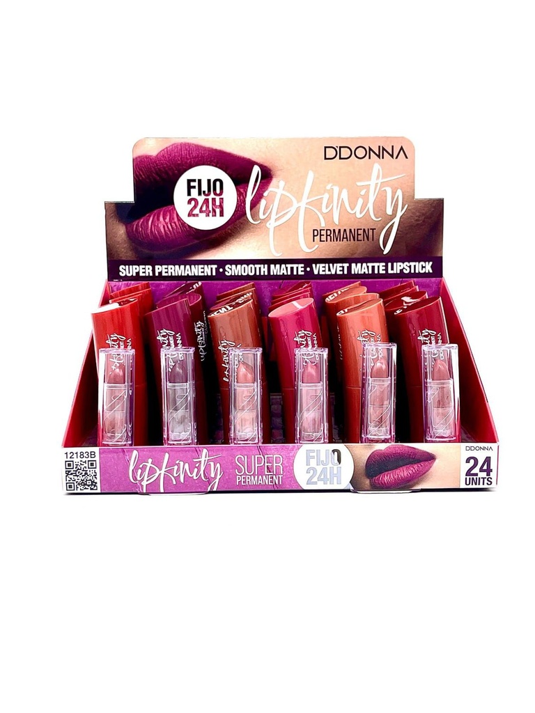 Lápiz labial mate Infinity 24h 24/u DD