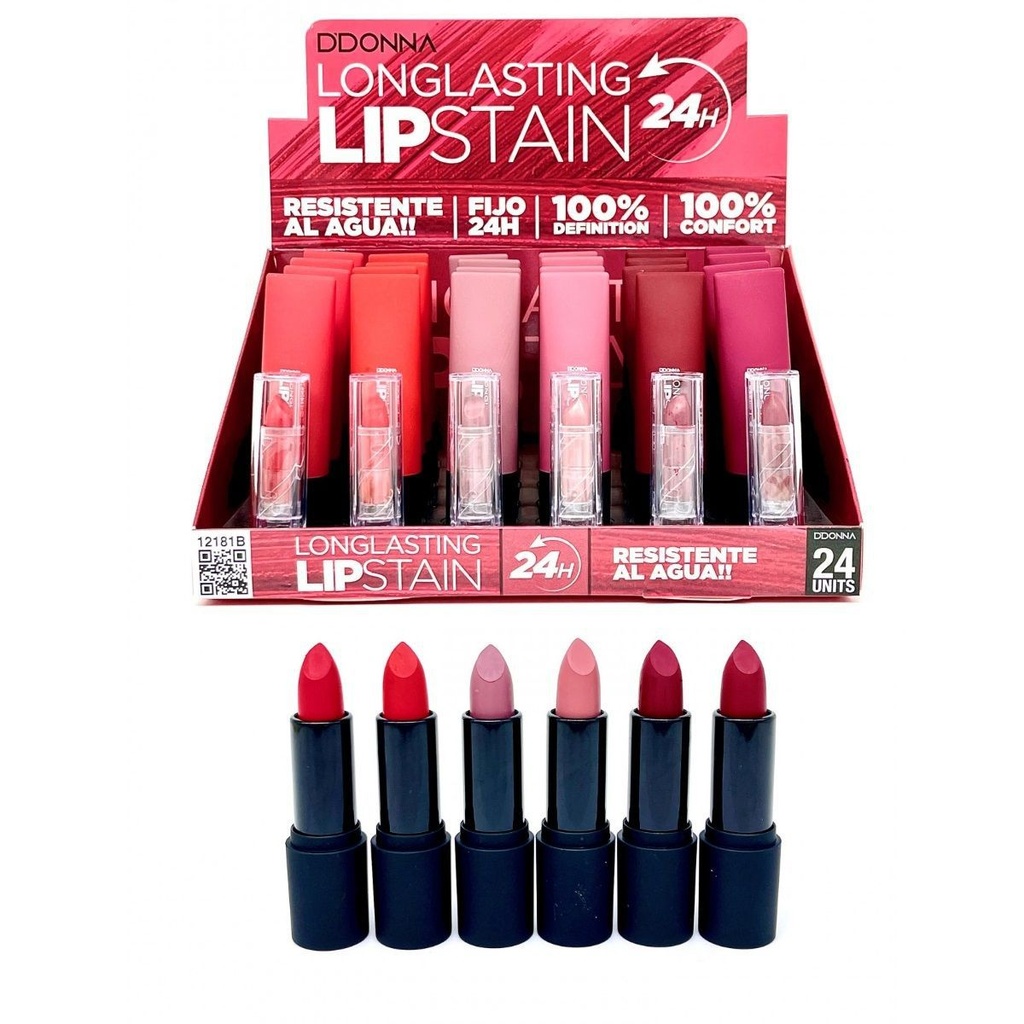 Lipstain mate fijo 24h 24/u 12181B