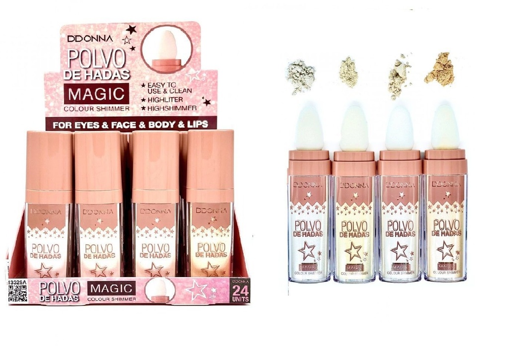 Polvo iluminador polvo de hadas mágico 24 unidades - Maquillaje