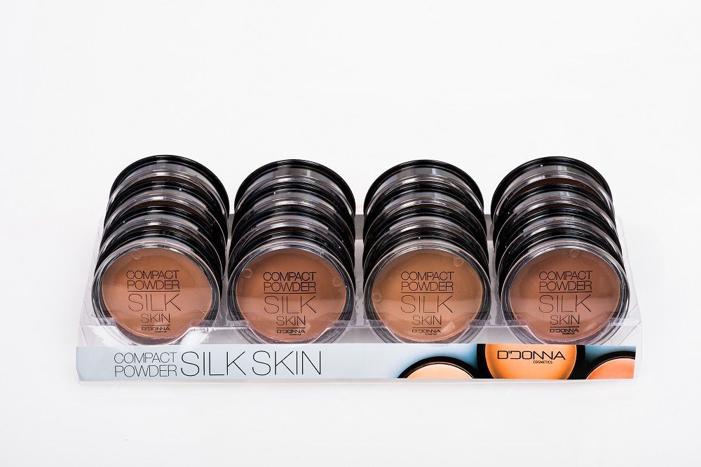 Polvo compacto Silk Skin 16/u 13208B DD para maquillaje y retoques