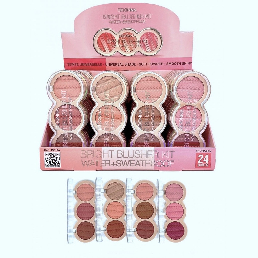 Kit de rubor brillante 24/U 13319A DD - Maquillaje