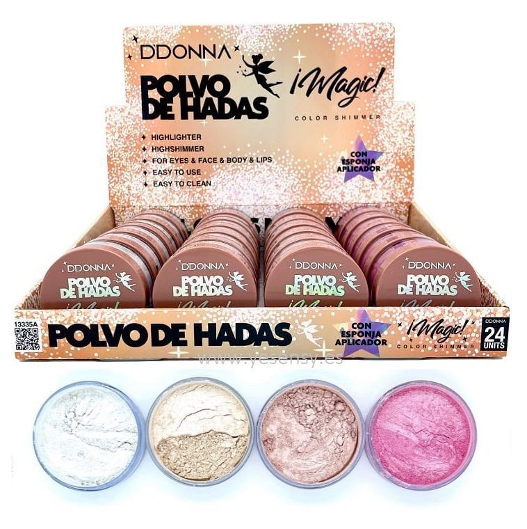 Polvo de hadas Magic Color Shimmer 24 unidades - Cosméticos y maquillaje