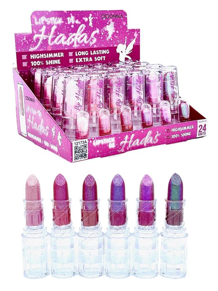 Barra de labios Lipstick Hadas 24/u 12173A para maquillaje