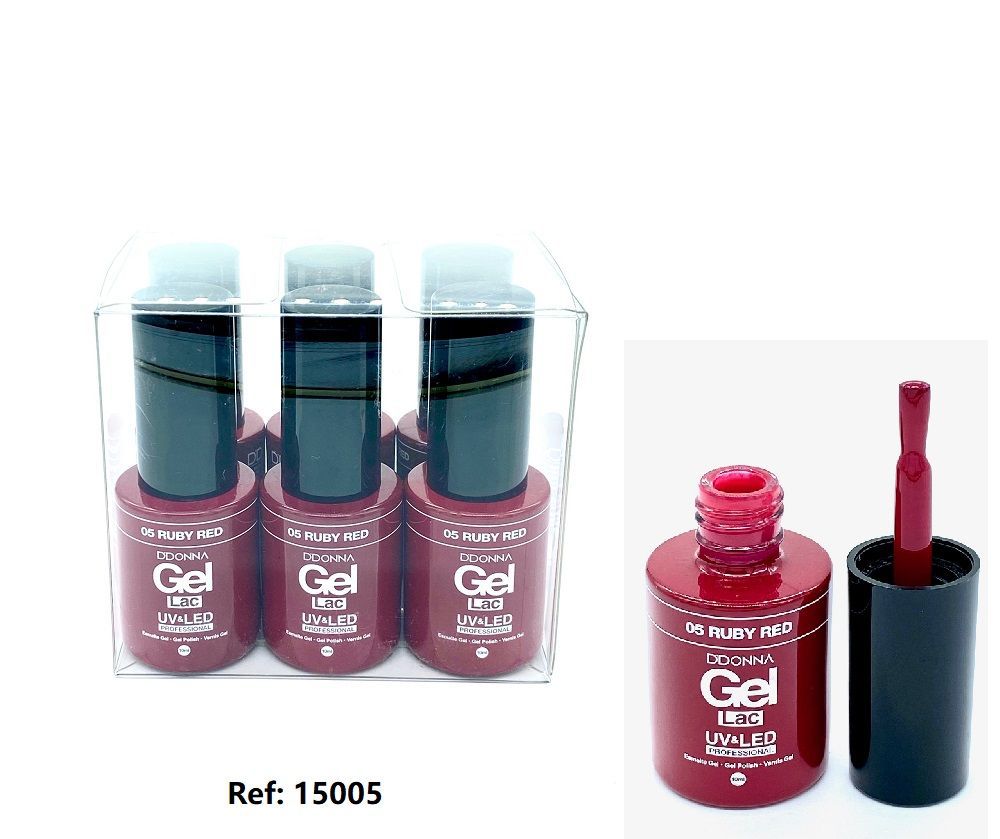 Esmalte gel UV/LED N05 6/u 15005 para uñas profesionales