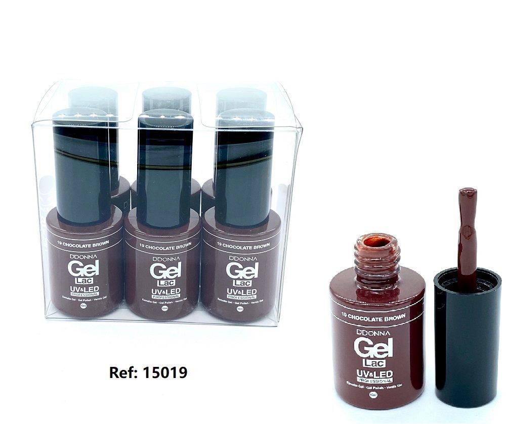 Esmalte gel UV/LED N19 6/u 15019 para manicura