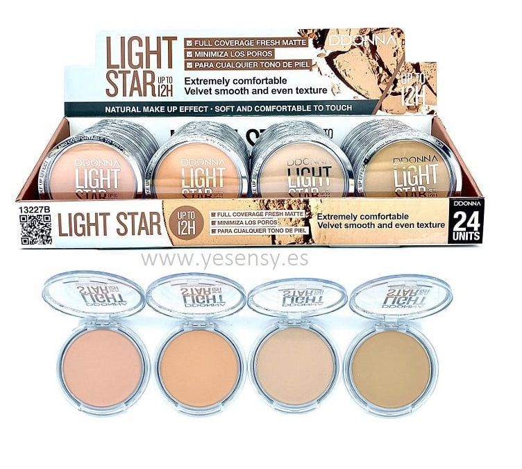 Polvo compacto Light Star 12h 24 unidades 13227B