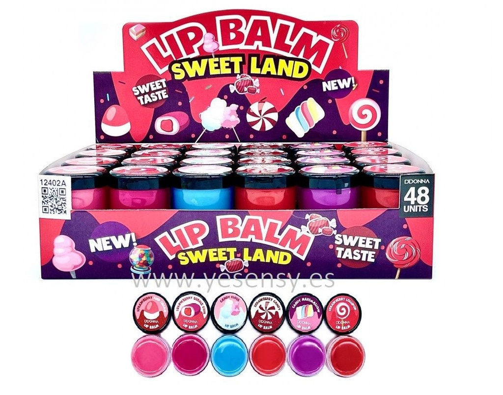 Bálsamo labial Weet Land 48/u DD para labios