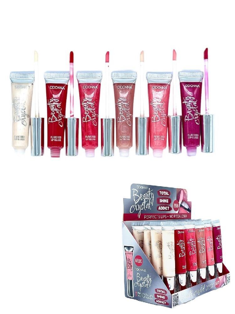 Lip Gloss Beauty Crystal - 24 unidades (12264A)