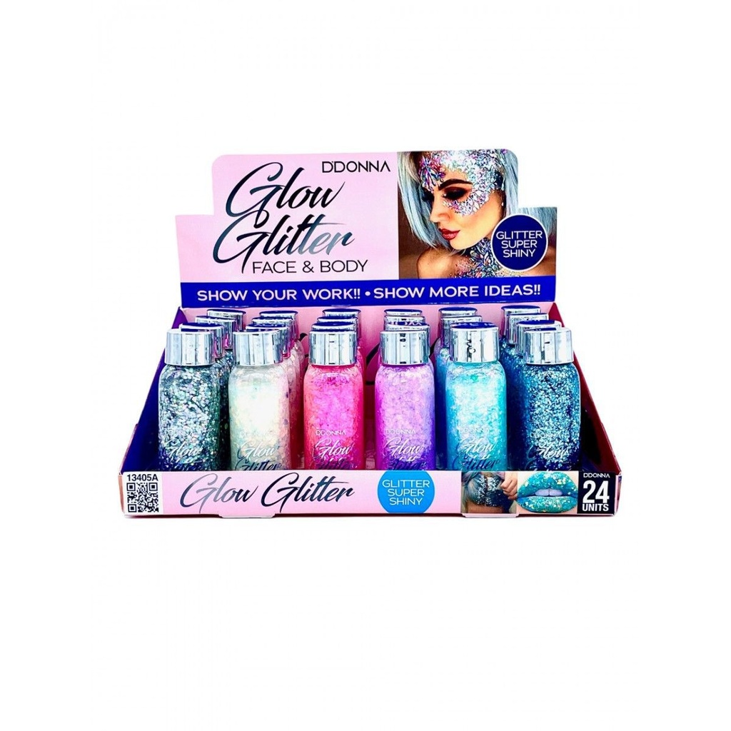 Brillo glitter para uñas 24/u