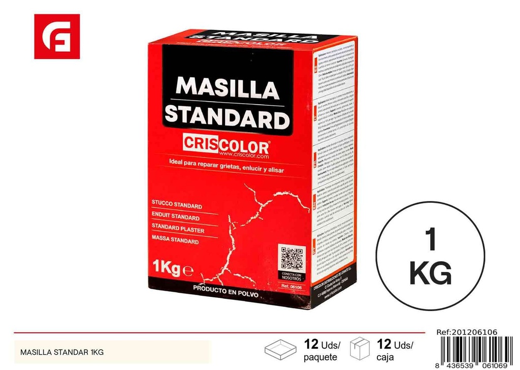 Masilla estándar 1kg