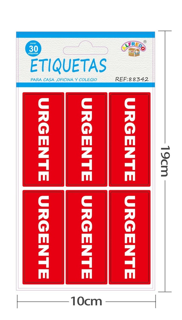 Etiquetas de señalización 10x15 cm - Material de oficina