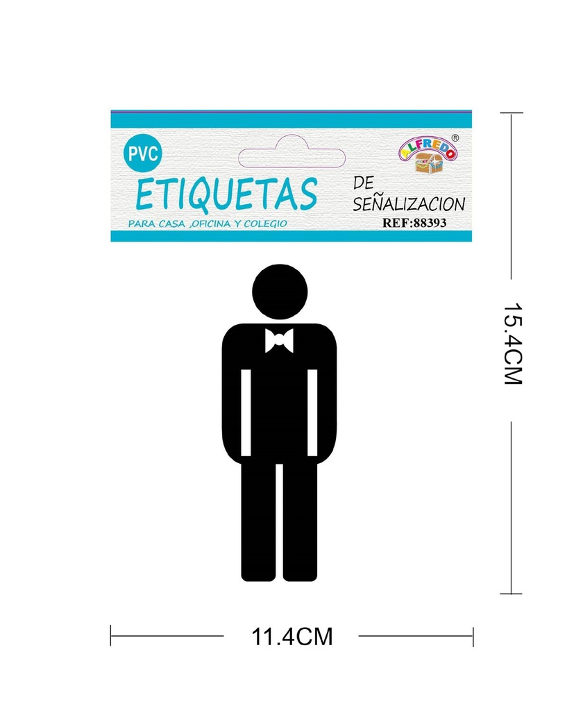 Etiquetas de señalización 11.4x15.4 cm - Etiquetas de PVC