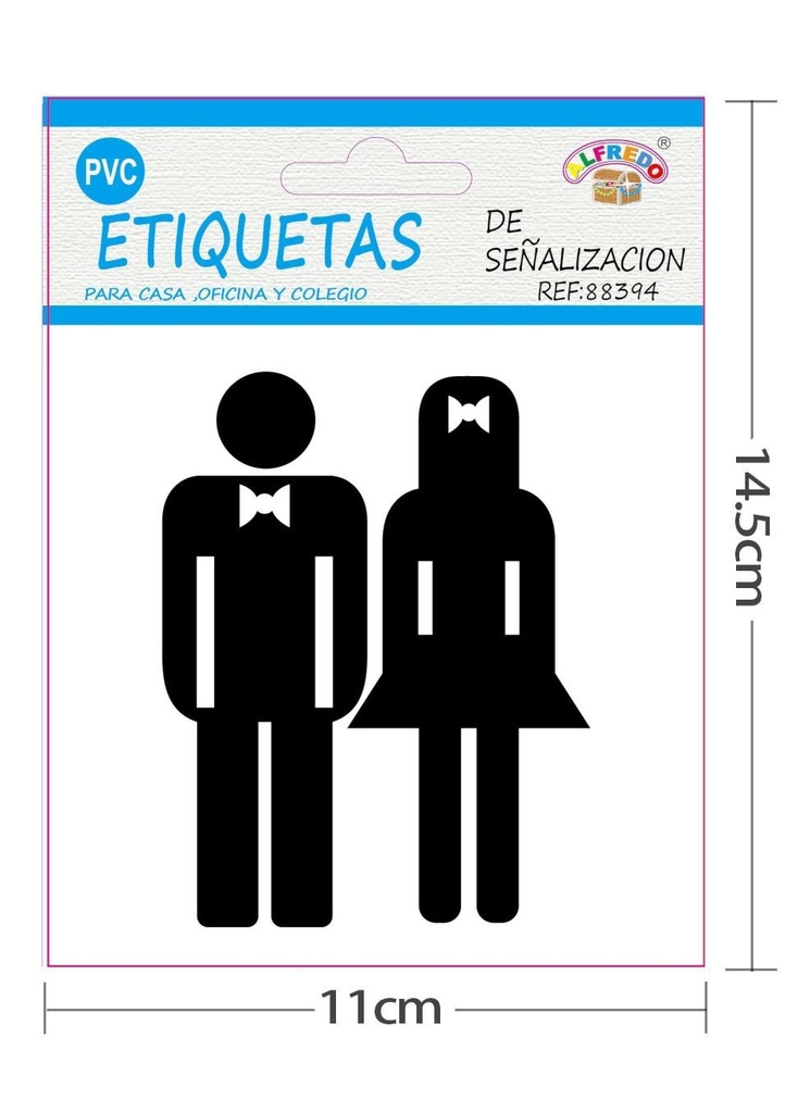 Etiquetas de señalización 11X14.5 cm - Etiquetas de PVC