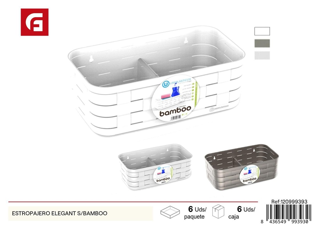 Estropajero Elegant sin bamboo - Accesorios de cocina