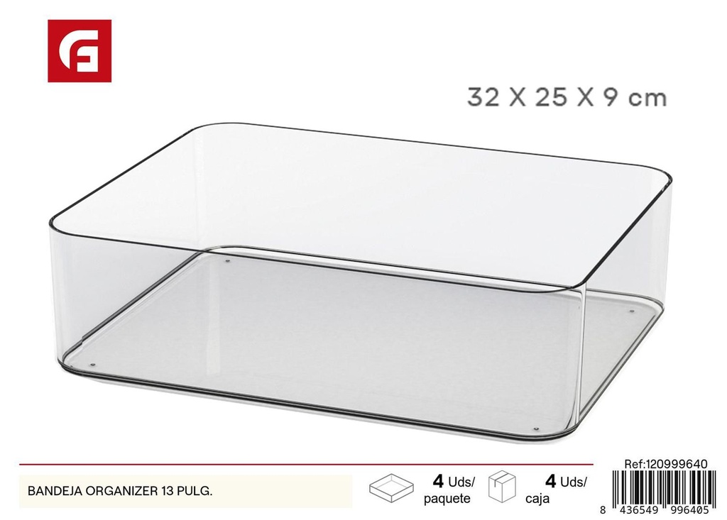 Bandeja organizadora 13 pulgadas - Artículos de hogar