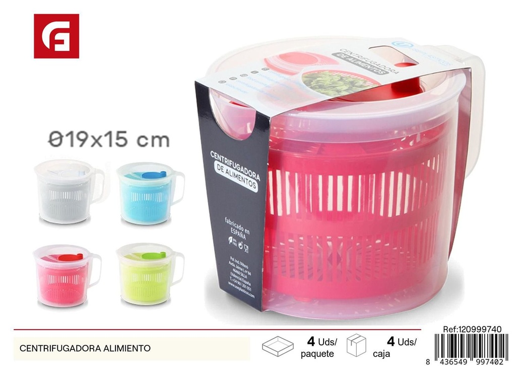 Centrifugadora de alimentos - Utensilios de cocina