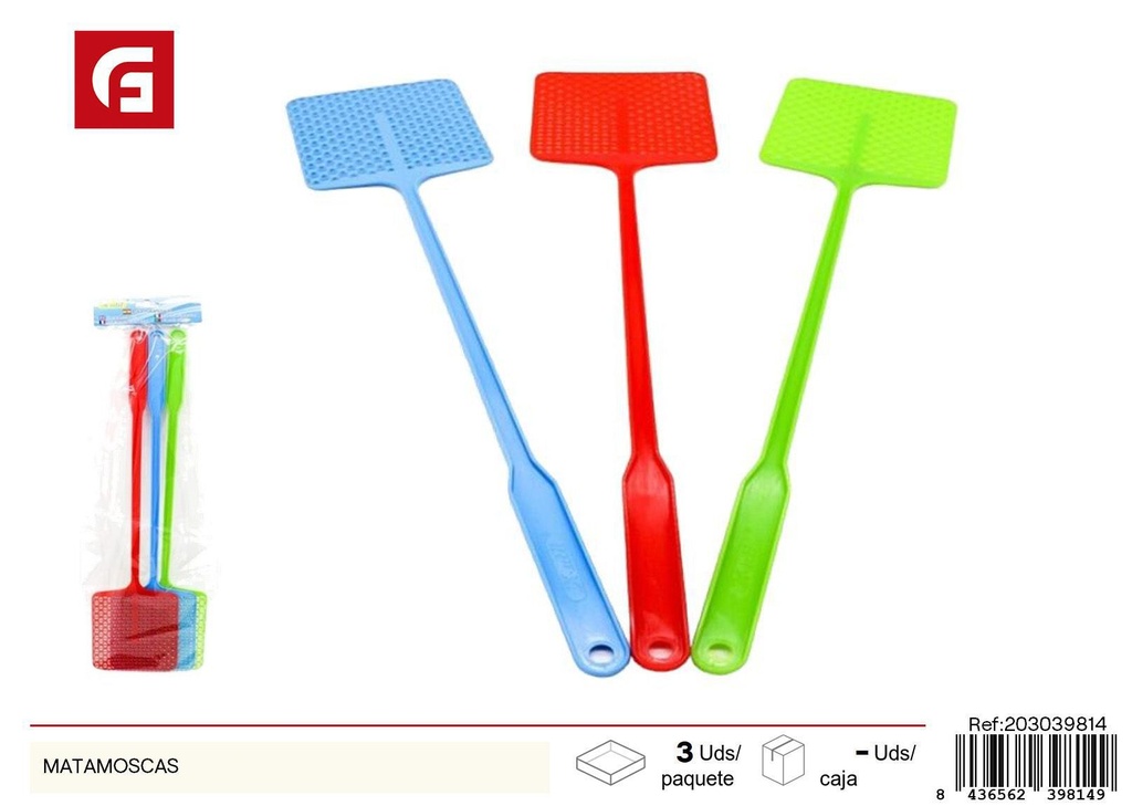 Matamoscas pack 3 - Accesorios de hogar - Utensilios de limpieza