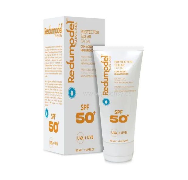 Protector facial Redumodel FPS50 50ml para cuidado de la piel