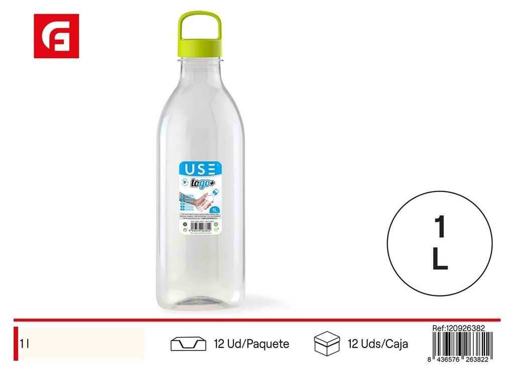 Botella de plástico to go plus 1L - Accesorios de cocina