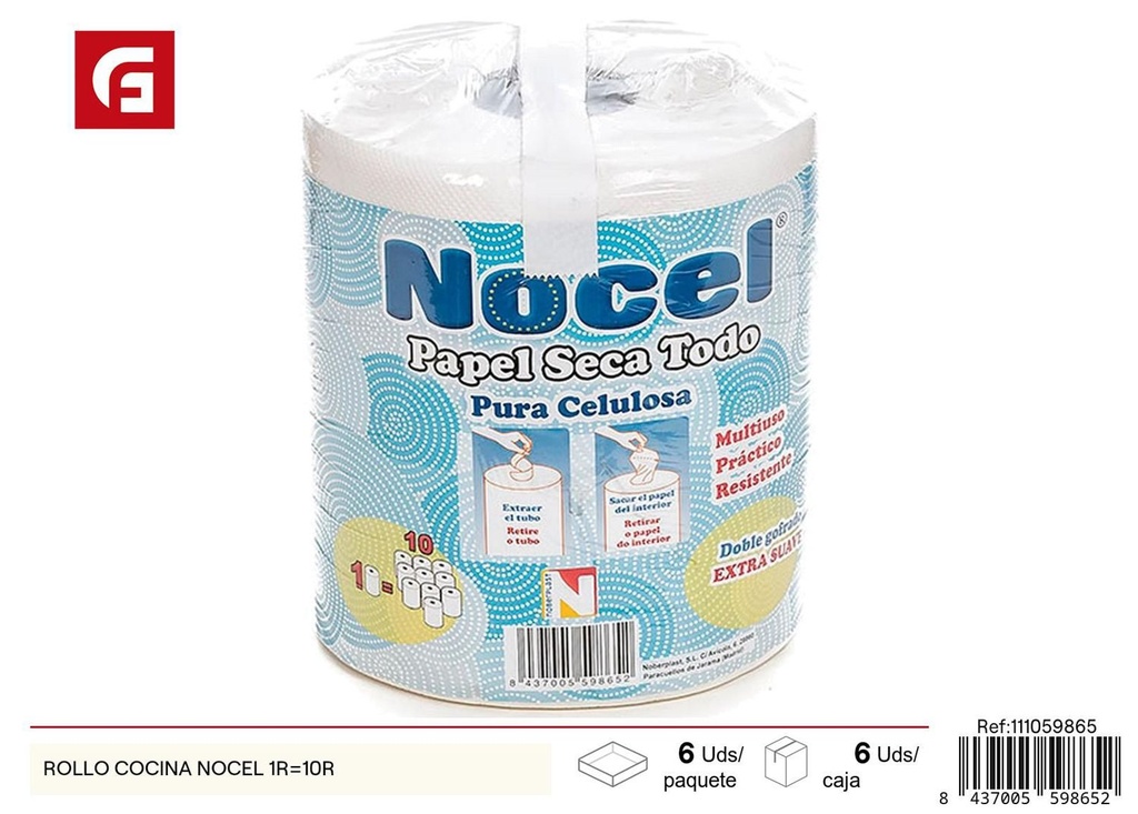 Papel de cocina NOCEL 1R=10R - Productos de limpieza