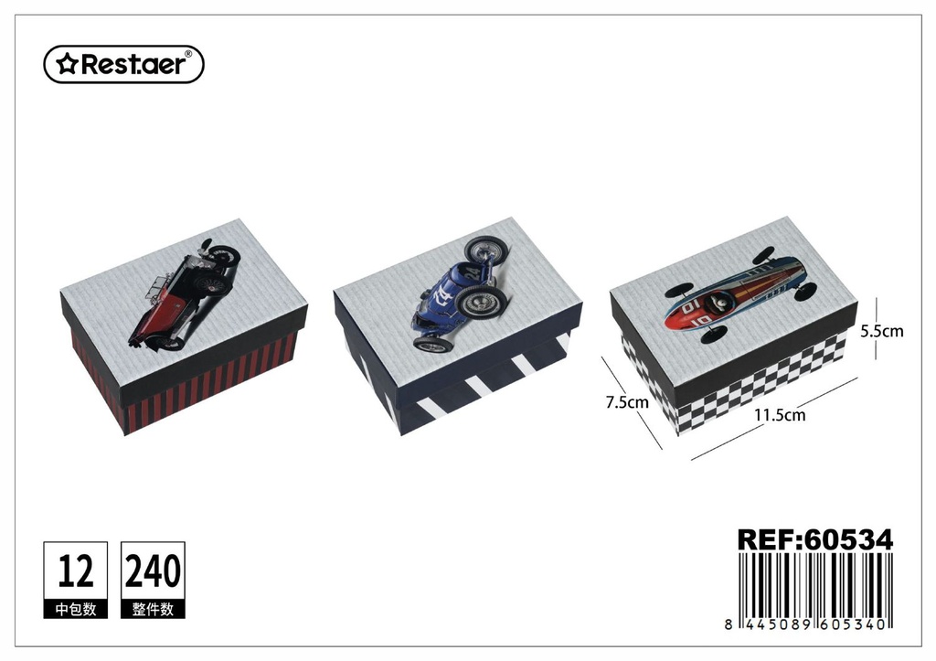 Caja de regalo rectangular