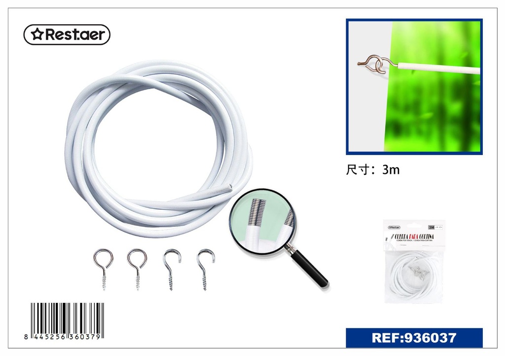 Cuerda de cortina 3m
