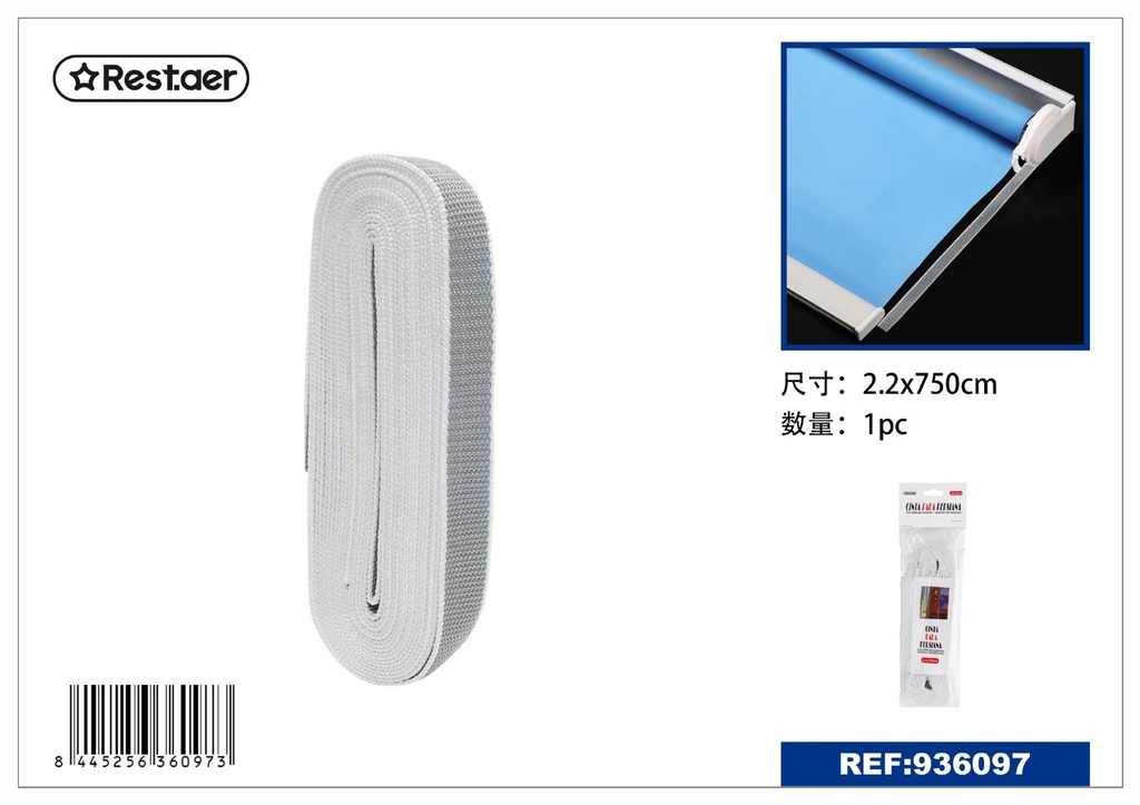 Cinta de persiana 22mm*7.5m - Accesorios para cortinas