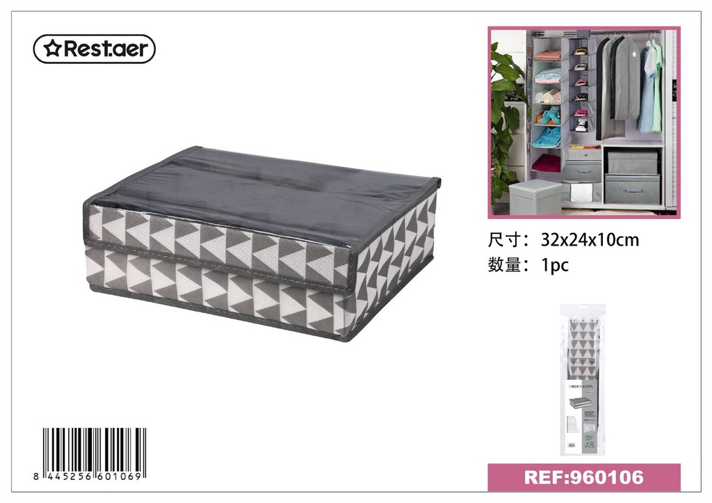 Organizador de ropa interior 16 compartimentos estampado - Almacenamiento