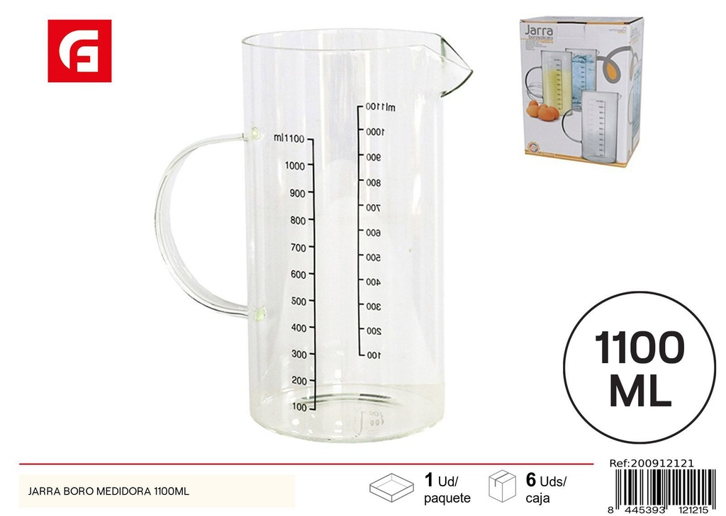 Jarra de plástico 1100ml - Utensilios de cocina
