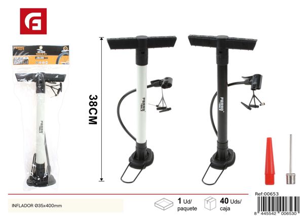 Inflador Ø35x400mm 打气筒 para bicicletas