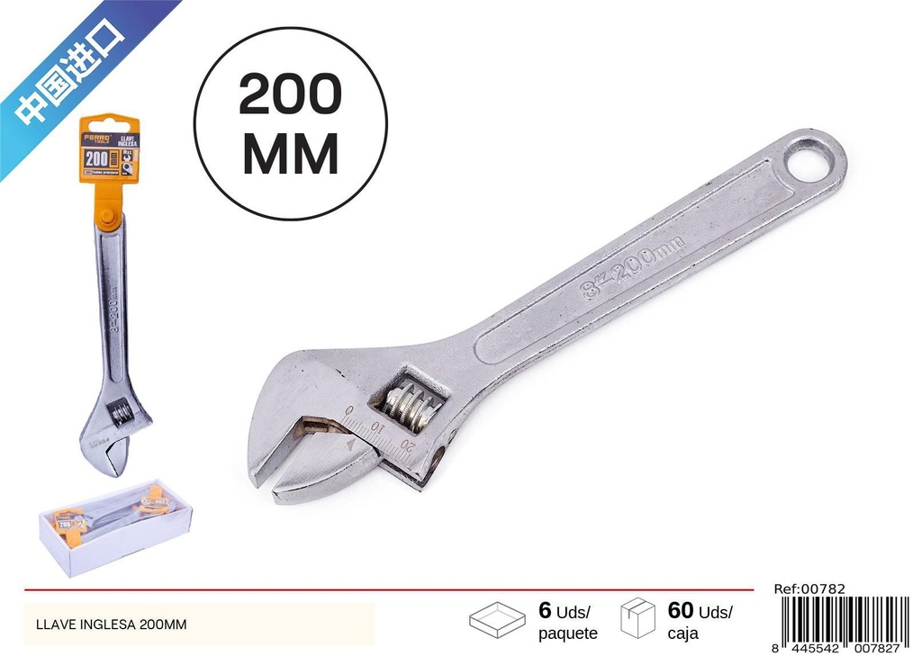 llave inglesa 200 mm - Herramientas