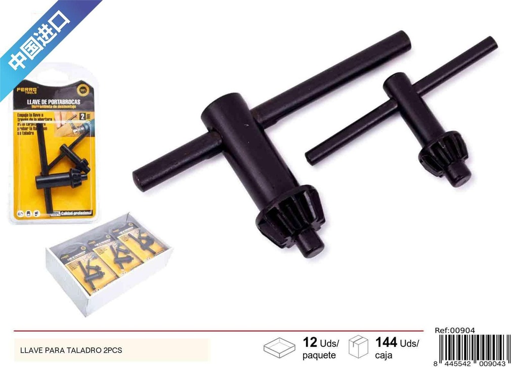 llave para taladro 2 piezas - Herramientas de ferretería