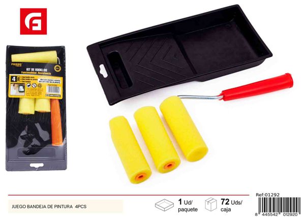 Juego de bandeja de pintura 4pcs para bricolaje