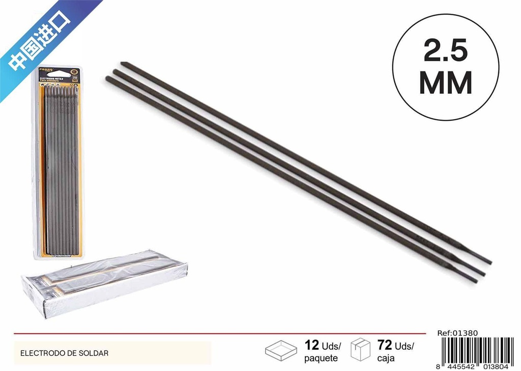Electrodos de soldadura de 2.5 mm - Herramientas