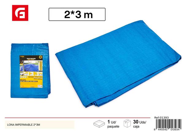 Lona impermeable 2x3m para protección