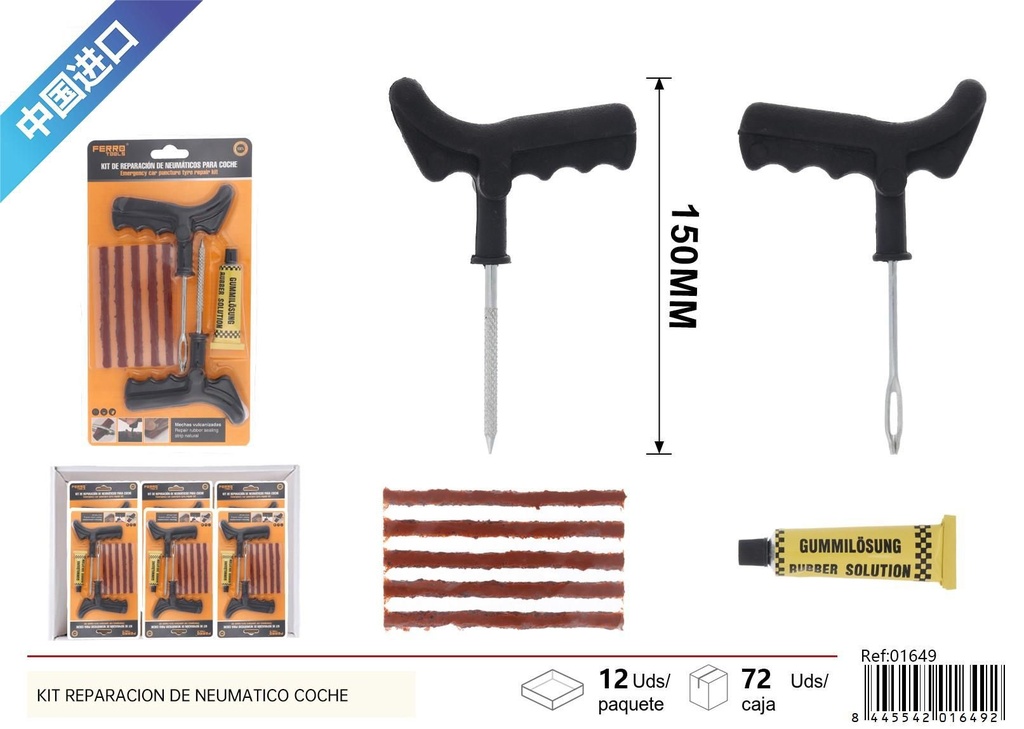 Kit reparación de neumáticos coche - Accesorios de automóviles