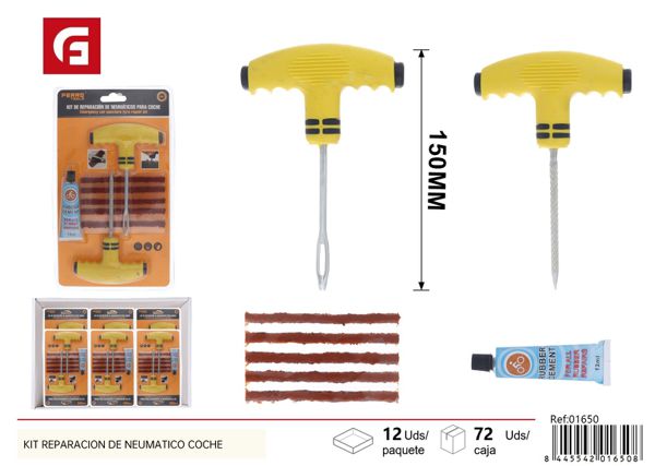 Kit de reparación de neumáticos de coche