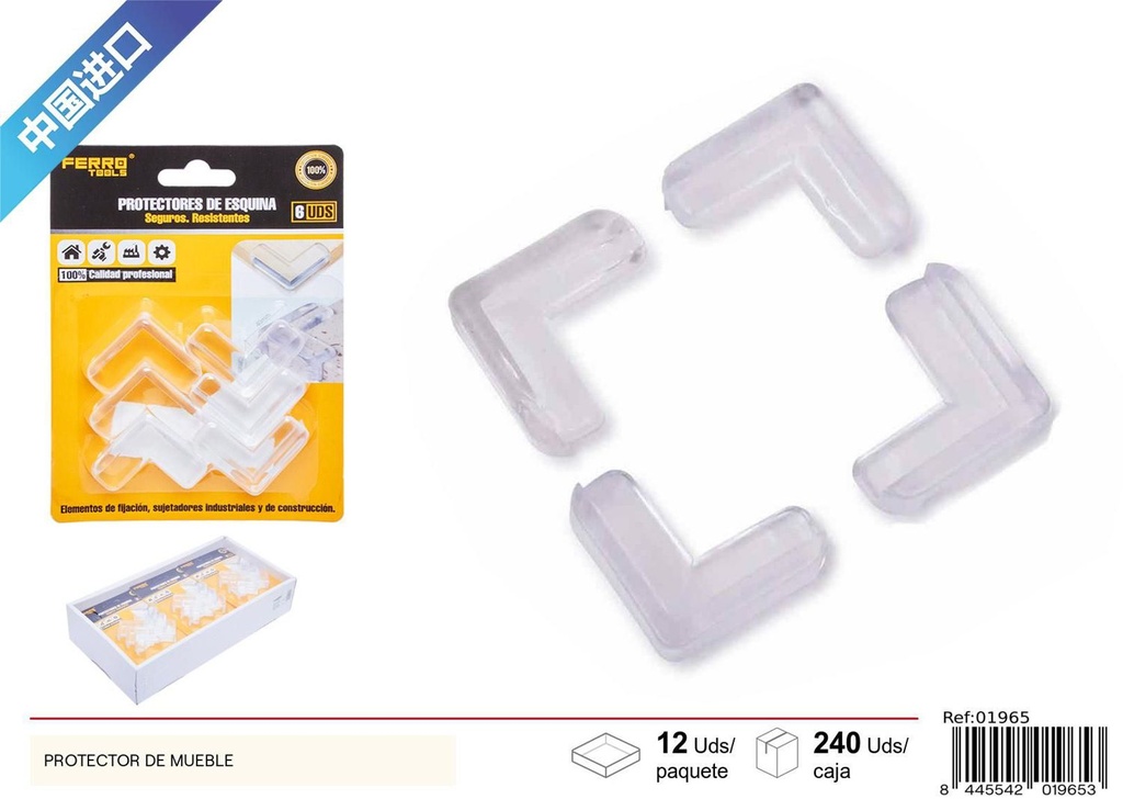 Protector de mueble 6pcs para protección de muebles