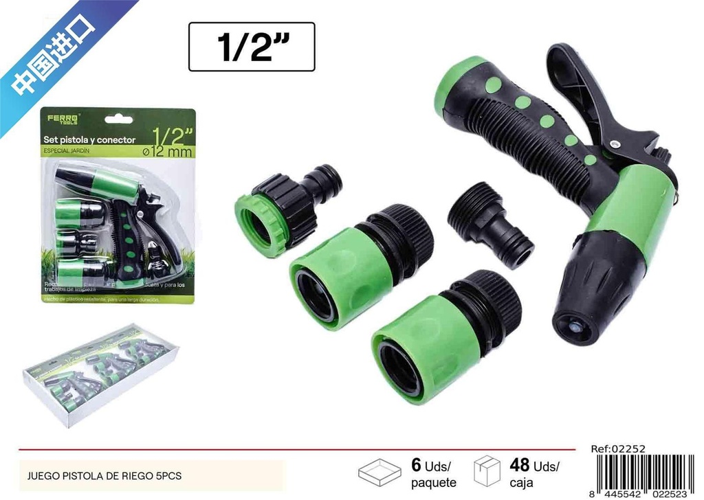 Juego pistola de riego 5pcs - Herramientas de jardín