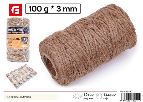 Hilo de lino 3mm*100g