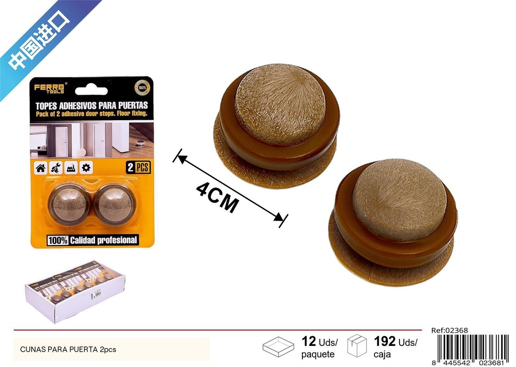 Cunas para puerta (set de 2) - Accesorios de ferretería