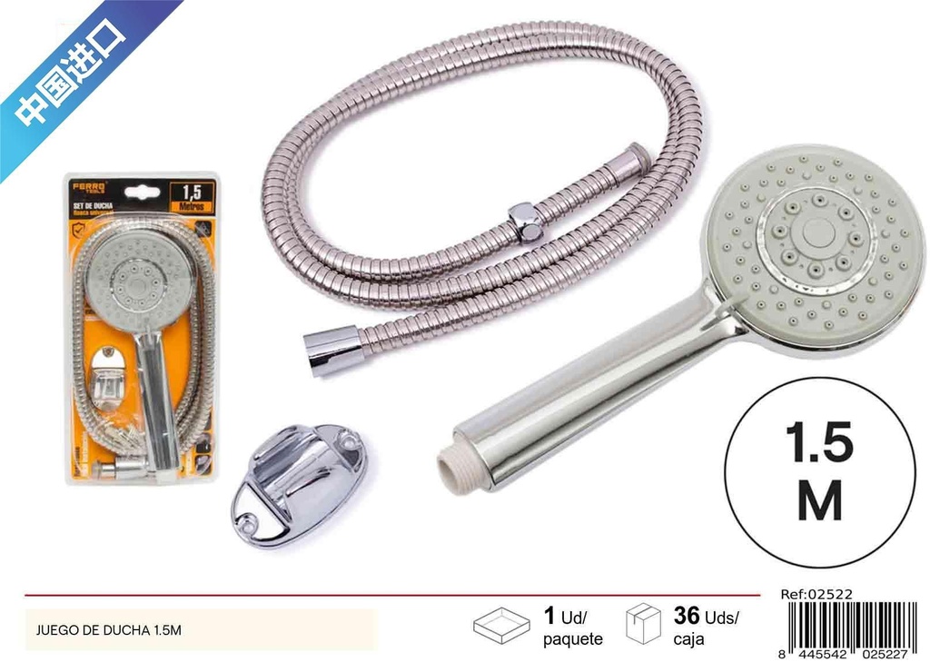 Set de ducha 1.5 m - Accesorios de baño